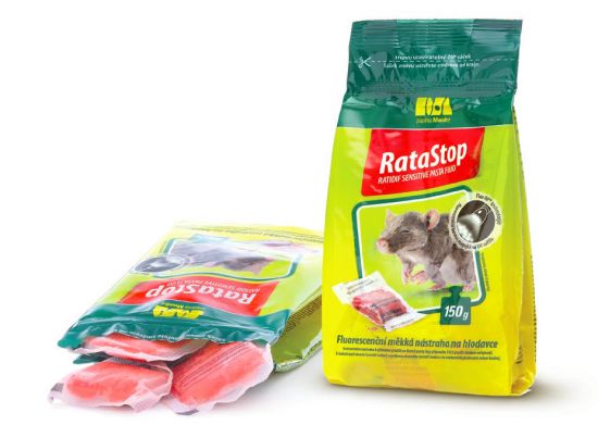 Trampa adhesiva con cebo atrayente para ratas y ratones SANSÓN
